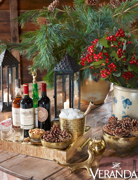 woodland chic New Year's by Aerin Lauder