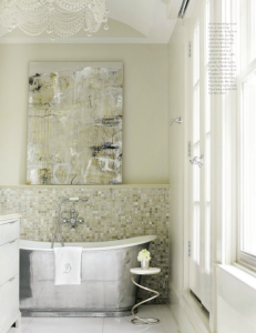 elegant bathroom by Courtney Giles