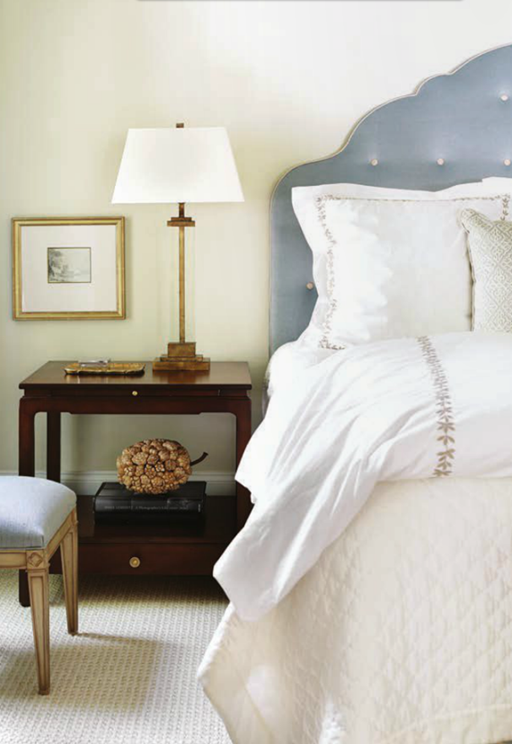 serene bedroom design by Courtney Giles