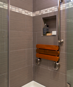 steam shower pull down seat - mr steam