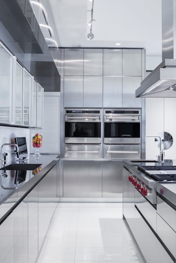 sub-zero wolf modern kitchen