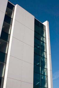 Dekton - exterior facade on building