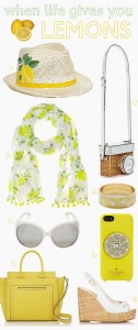 Kate Spade Lemon Collection Spring 2014 #lemons