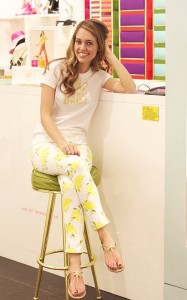 Michaela Noelle in Kate Spade Spring #lemons