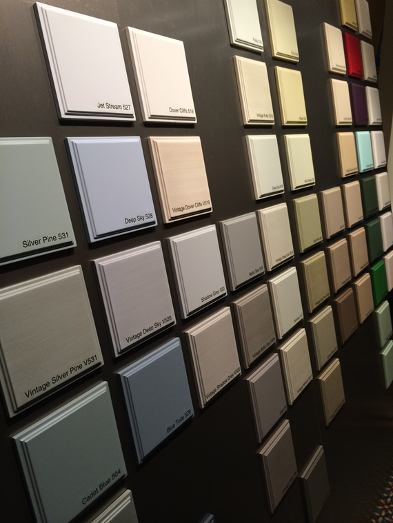 Wood-Mode cabinet color palette