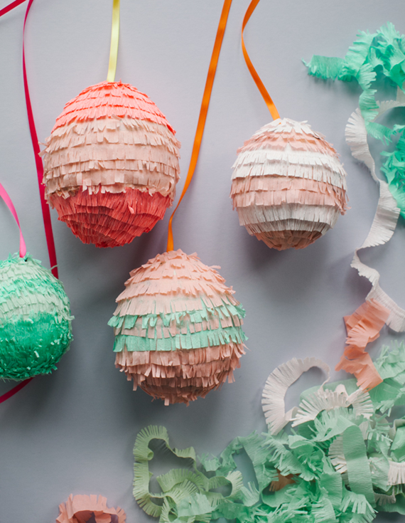 Easter egg pinatas craft - DIY #Easter Ideas