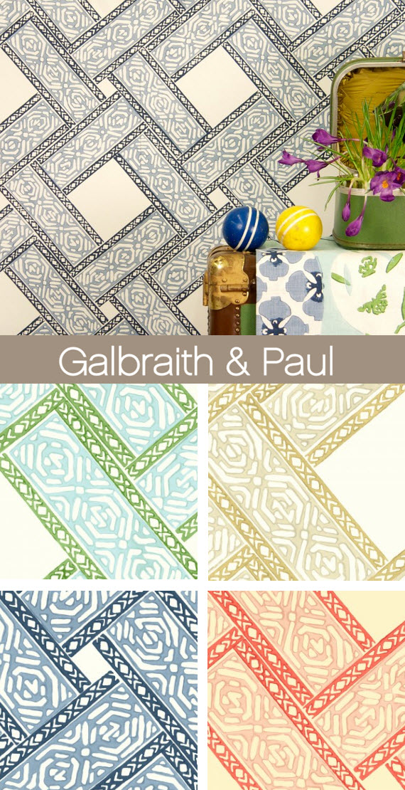 Galbraith and Paul - Parquet Fabric and Wallpaper 2014