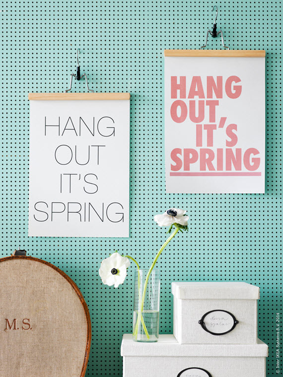 Hang Out It's Spring #art #ikea
