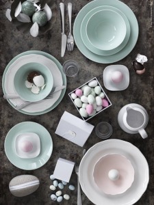 pastel Easter tablescape #Easter