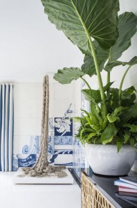 Blue and White Portuguese Azulejos Tiles - Master Bedroom