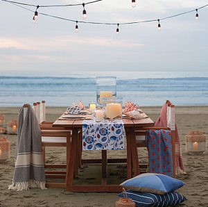 Serena and Lily Summer - Beach Dining