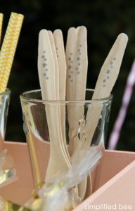 earth-friendly party cutlery by susty party - simplified bee