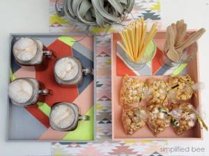 summer root beer floats table - simplified bee