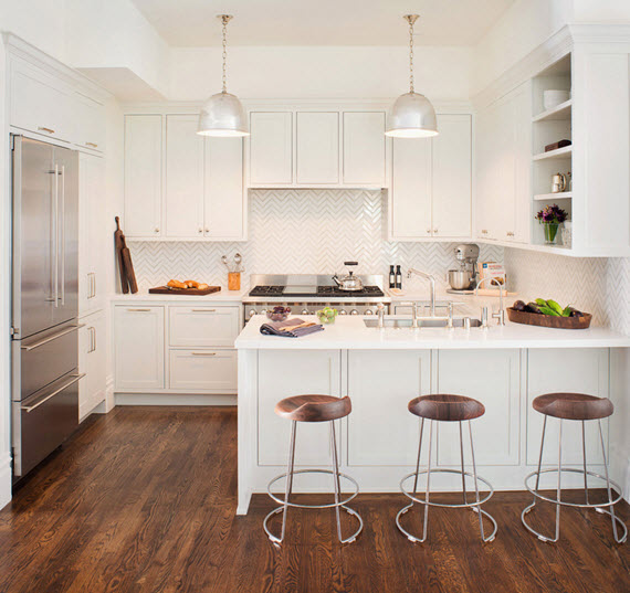 all white kitchen design - jute home