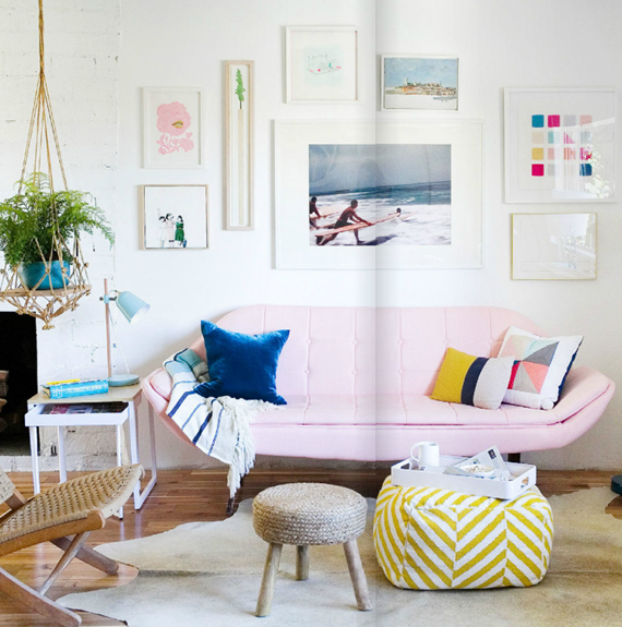 beachy living room // Emily Henderson