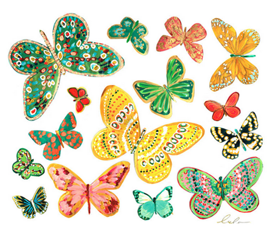 butterfly wall decals // Lulu DK #butterflies