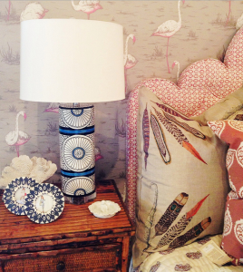 flamingo wallpaper bedroom