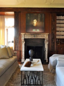 library fireplace - San Francisco Decorator Showcase 2014