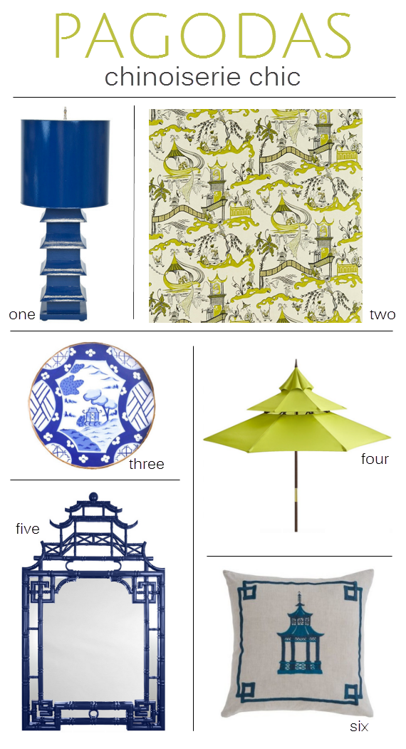 Chinoiserie Chic :: Pagoda Decor :: Simplified Bee