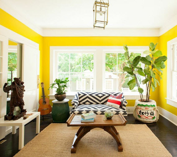 global chic living room // lonny