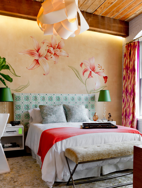 Holiday House Hamptons 2014 // Floral Bedroom