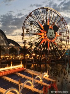 California Adventure Park at Sunset #disneyland #mickeymouse