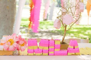 Letter Pinatas - Birthday Party Ideas