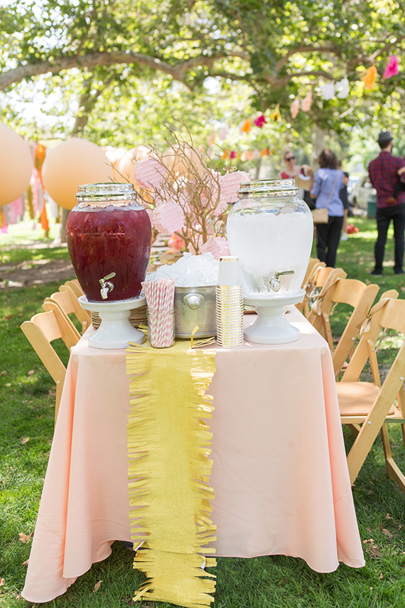 drink table #picnic #birthday #party