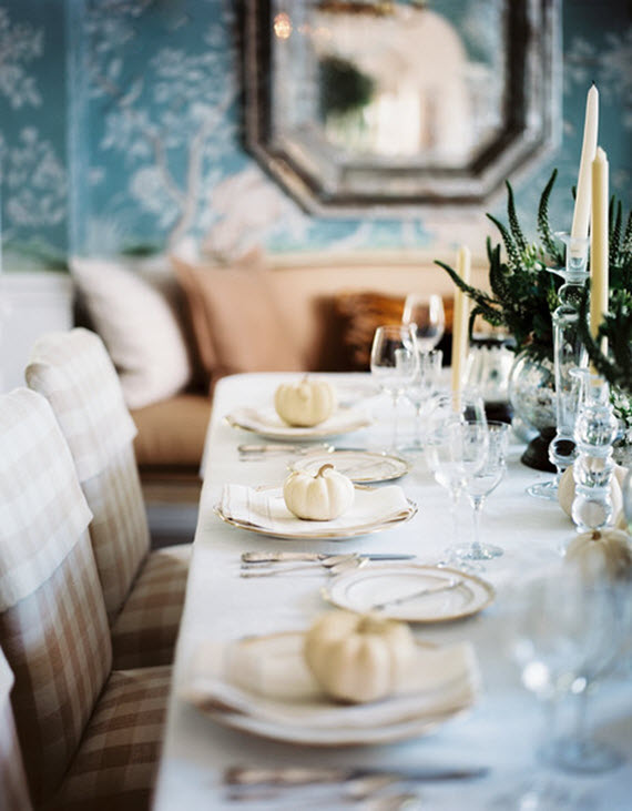 Thanksgiving table setting // dining room // Lonny