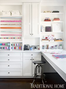beautiful + organized craft room design // Bradshaw Orrell