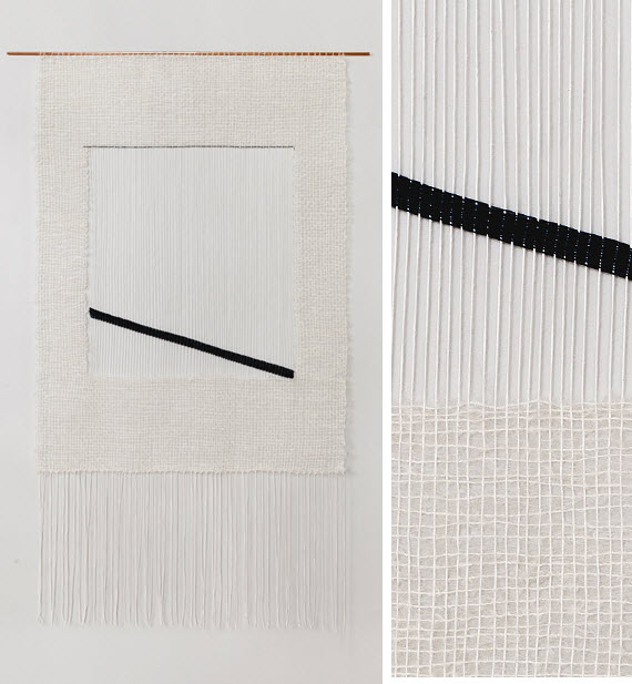 Brook & Lyn // chic woven wall art // simplified bee artist spotlight