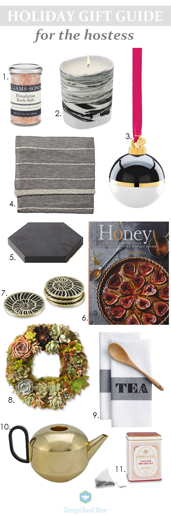 holiday gift guide 2014 // hostess gift ideas // simplified bee #holiday #gifts