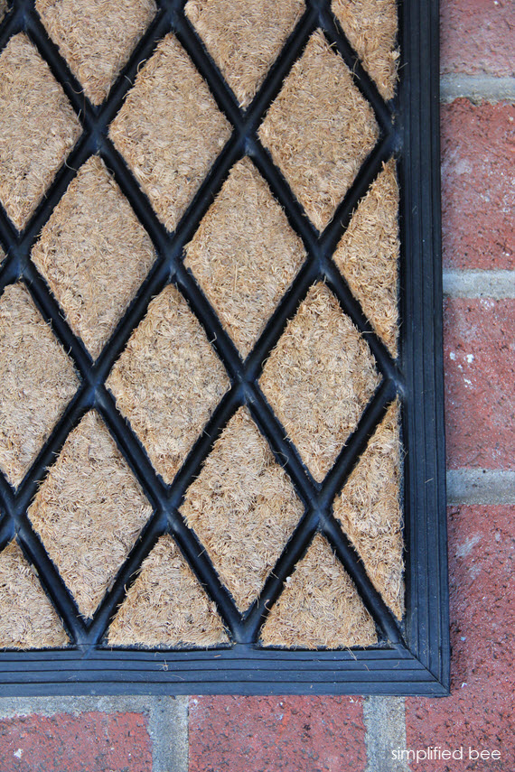 front door mat // simplified bee #TargetStyle