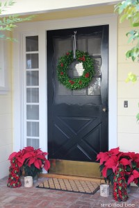 holiday front door decor // simplified bee #TargetStyle