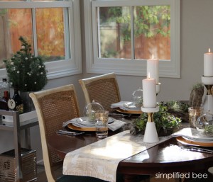 white and gold holiday decor // simplified bee blog #TargetStyle