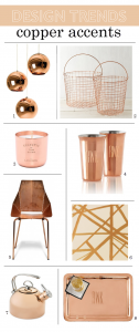 2015 Design Trends // Copper Home Accents