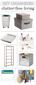get organized // clutter-free living products // www.simplifiedbee.com