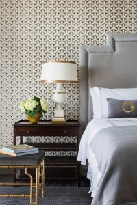 art deco & hollywood regency bedroom // Tobi Fairley