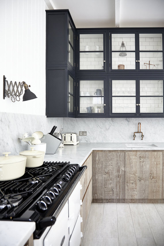 rustic + modern kitchen // Blakes London
