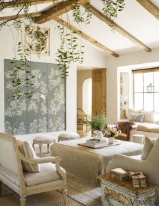 living room // velvet & linen