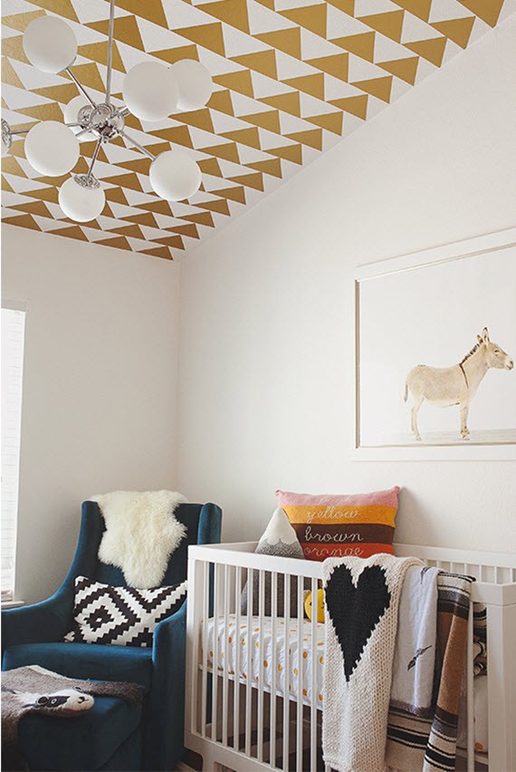boho nursery room design