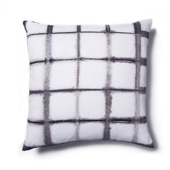 gray shibori pillow // rebecca atwood