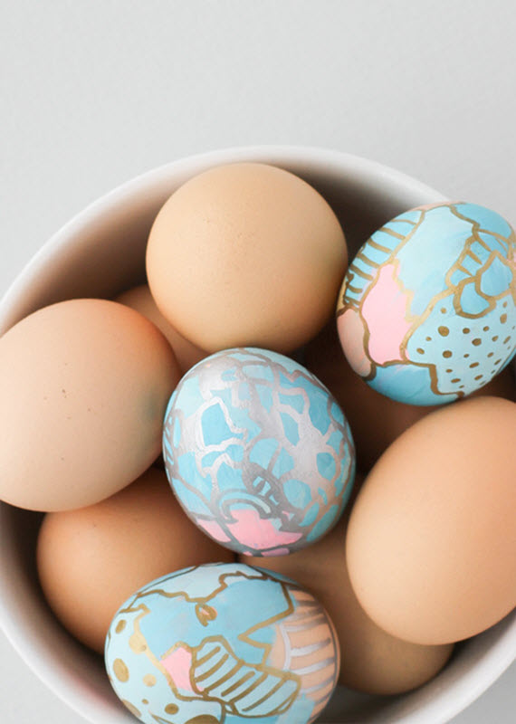 graffiti (no-dye) Easter Eggs