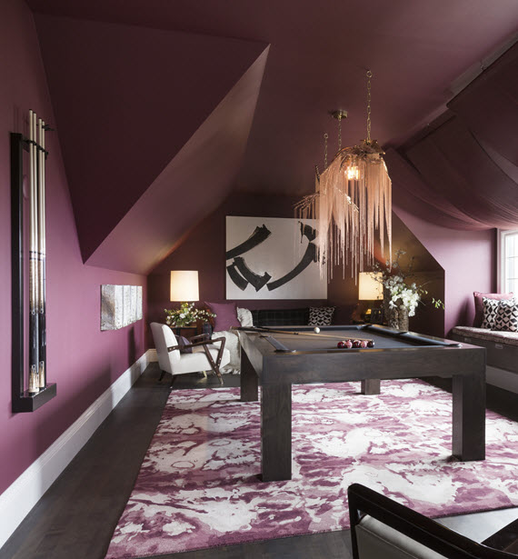Billards Room // San Francisco Decorator Showcase // Geen Couch Interior Design
