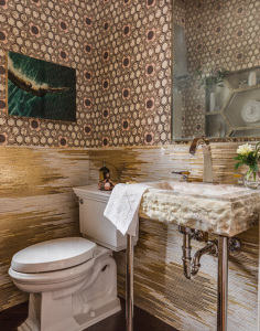 Powder Room // San Francisco Decorator Showcase 2015 // Julie Rootes