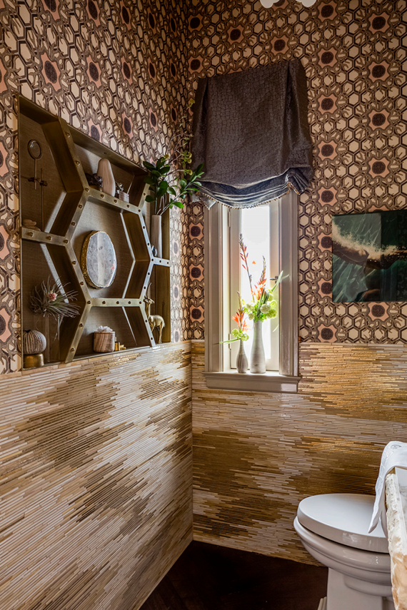 Powder Room // San Francisco Decorator Showcase 2015 // Julie Rootes