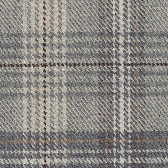 grey-blue plaid // ronda carman fine fabrics