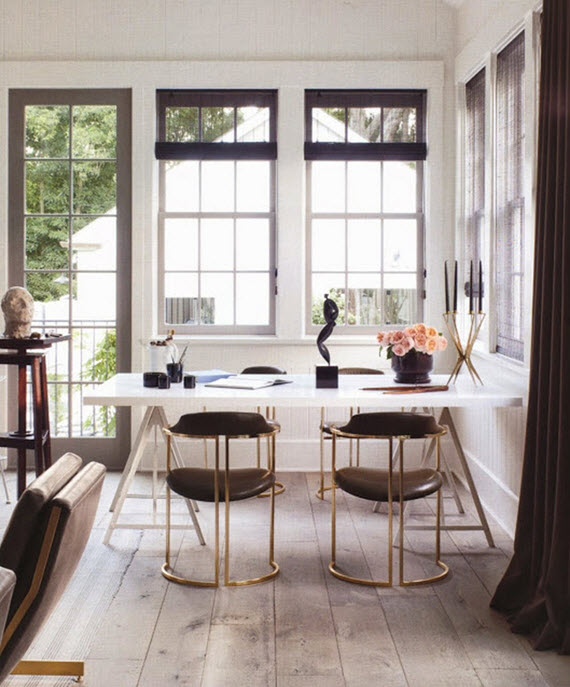 brass chairs // windsor smith HOMEFRONT