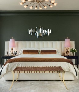 moss green // master bedroom // wick design