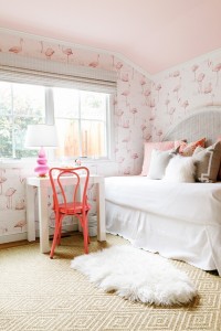 pink flamingo girl's bedroom // cristin priest design // rue magazine